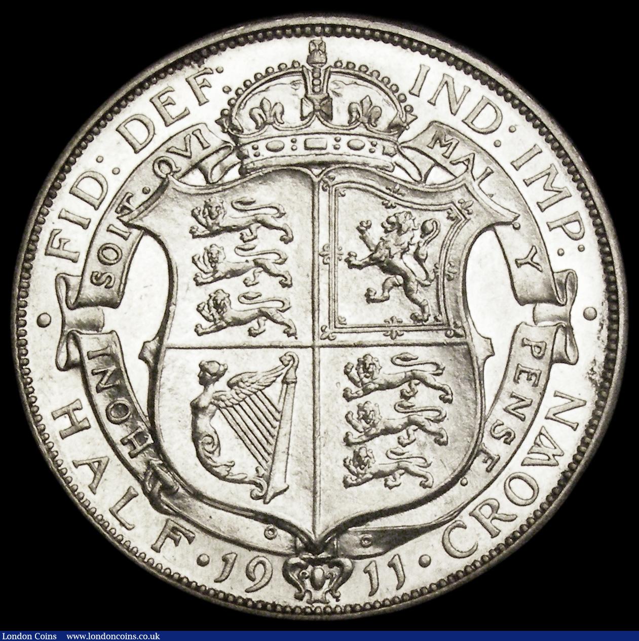 London Coins : A193 : Lot 1403 : Halfcrown 1911 Proof ESC 758, Bull 3710 AU/nFDC