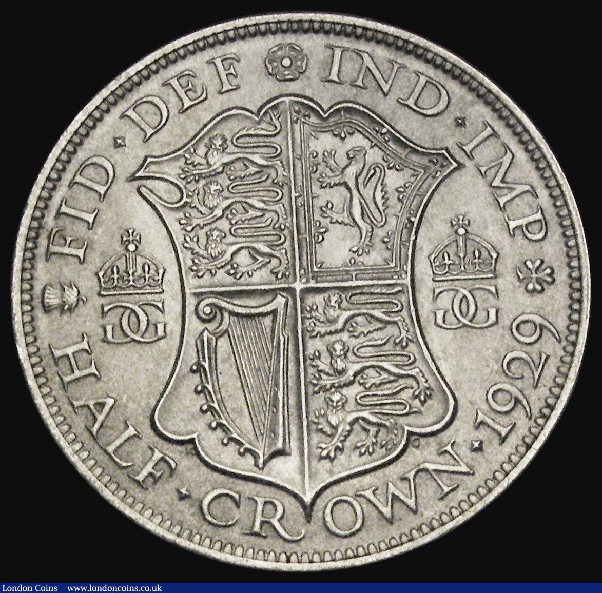 London Coins : A193 : Lot 1415 : Halfcrown 1929 ESC 778 UNC with a grey mottled tone