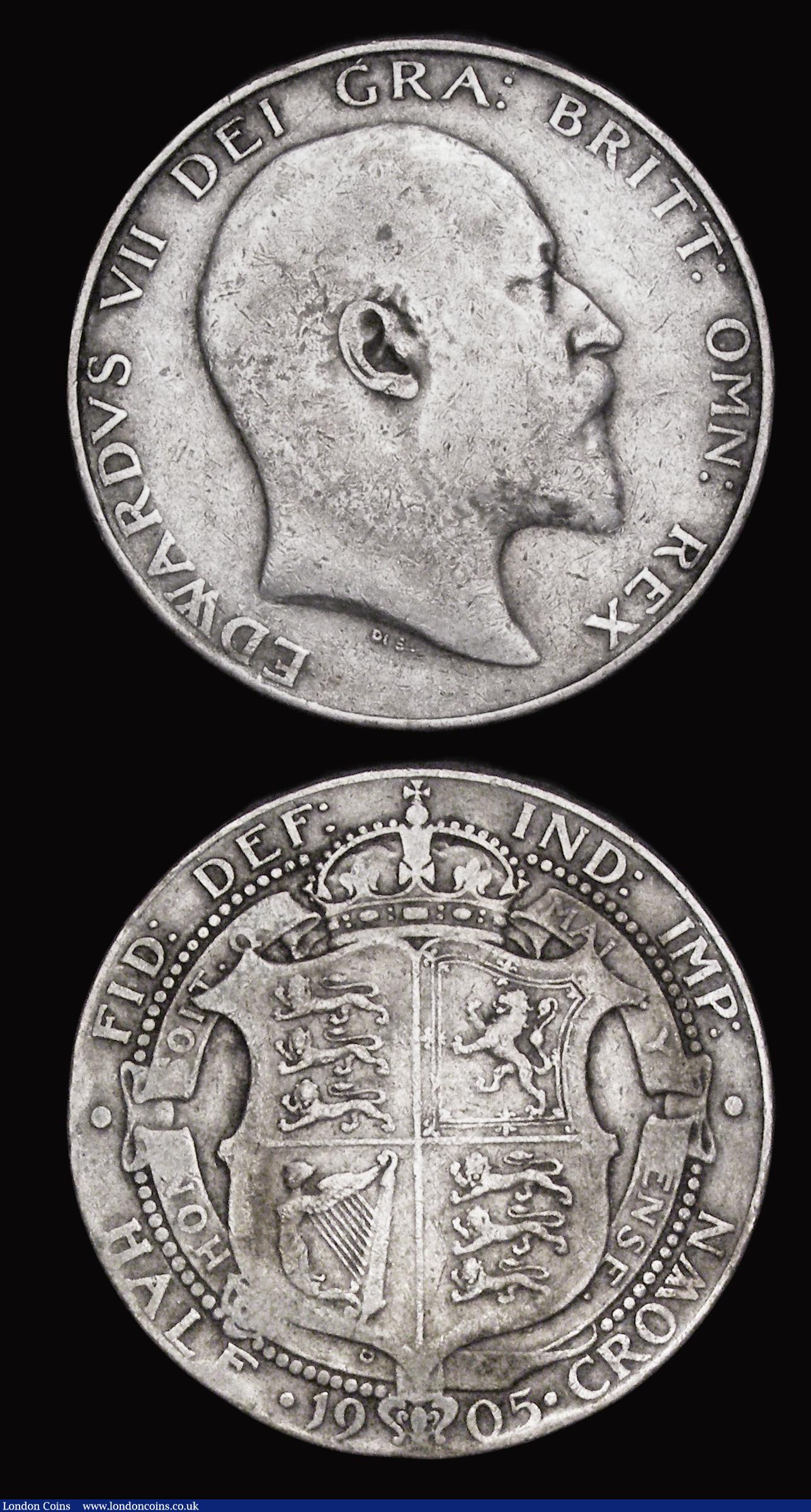 London Coins : A193 : Lot 1434 : Halfcrowns (2) 1903 and 1905 Fair-Fine