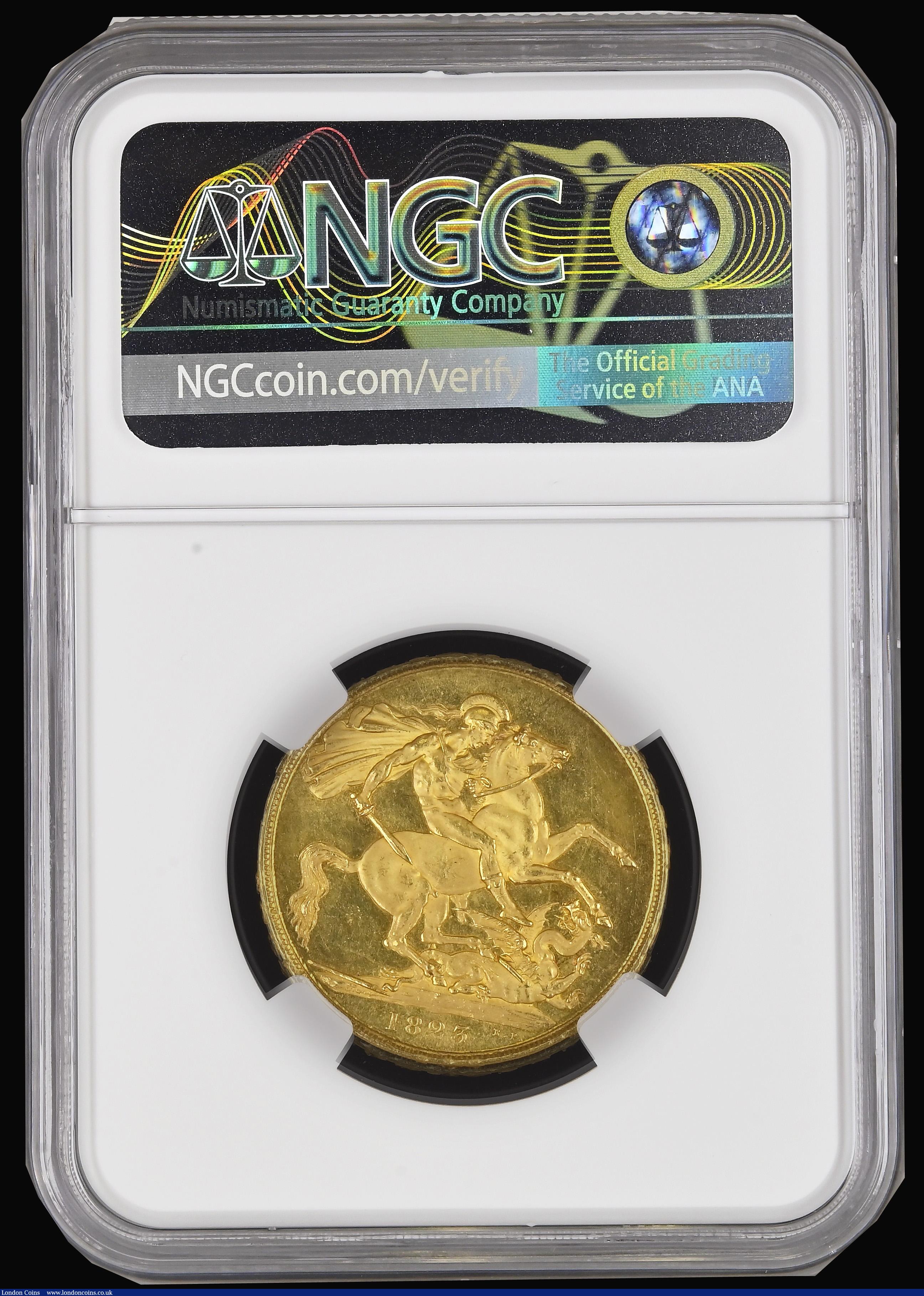 London Coins : A193 : Lot 2018 : Two Pounds 1823 S.3798 Choice and graded MS64 by NGC desirable thus