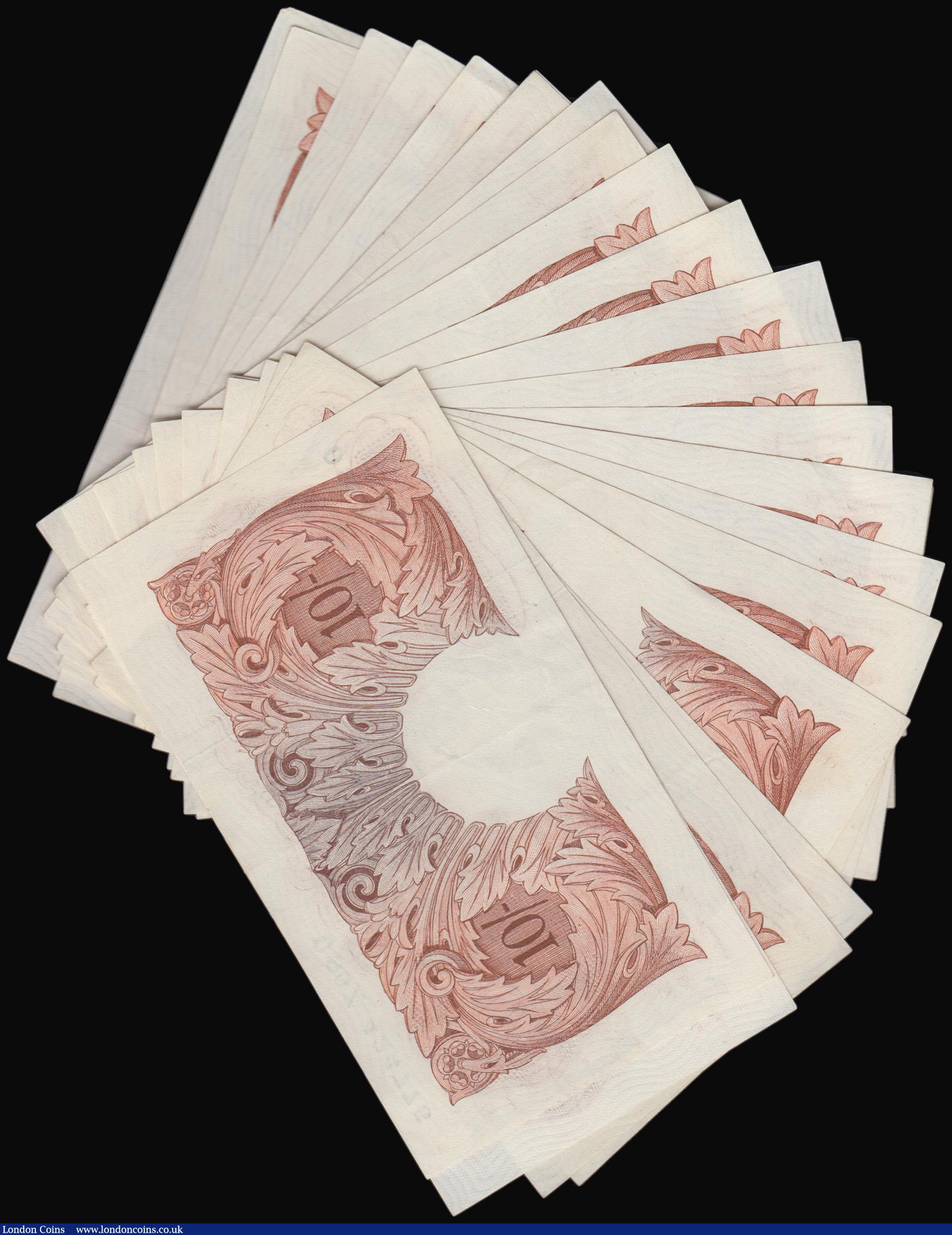 London Coins : A193 : Lot 41 : Ten Shillings Beale B266 issued 1950 in higher grade (23) average AU includes some consecutives and ...
