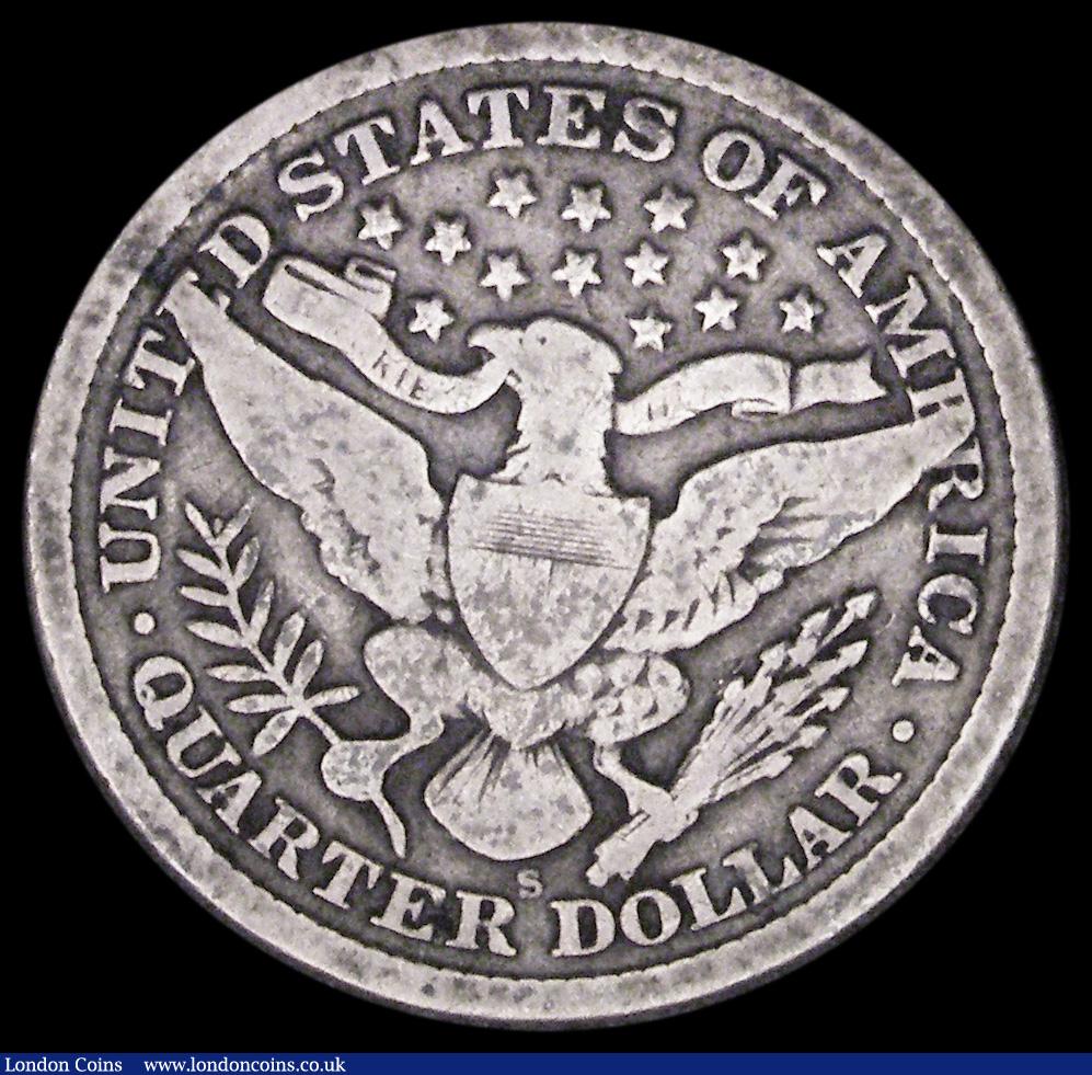 London Coins : A193 : Lot 951 : USA 25 Cents 1899S Fine