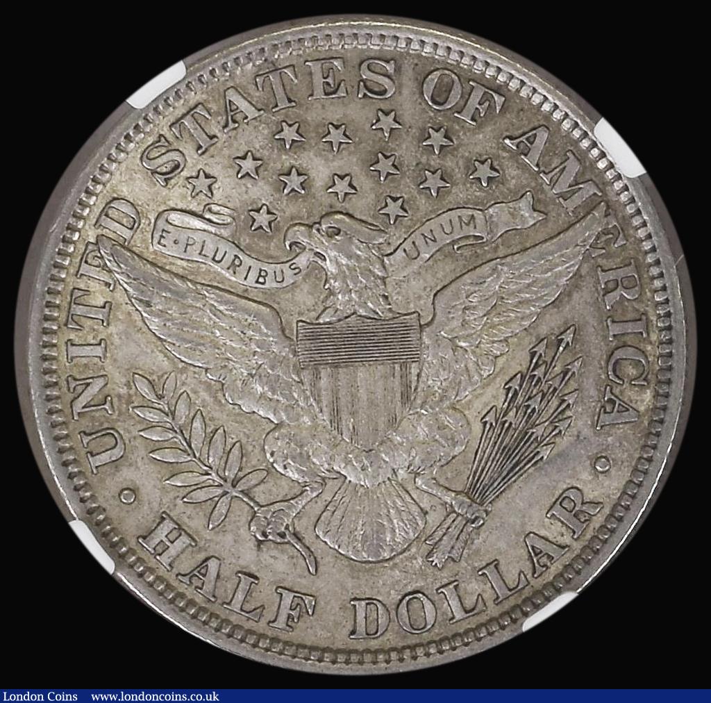 London Coins : A193 : Lot 973 : USA Half Dollar 1898 NGC AU DETAILS Cleaned