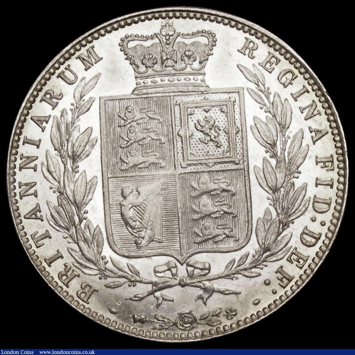 London Coins : A194 : Lot 1307 : Halfcrown 1875 ESC 696, Bull 2745 UNC Details with some scratches and scuffs on the portrait