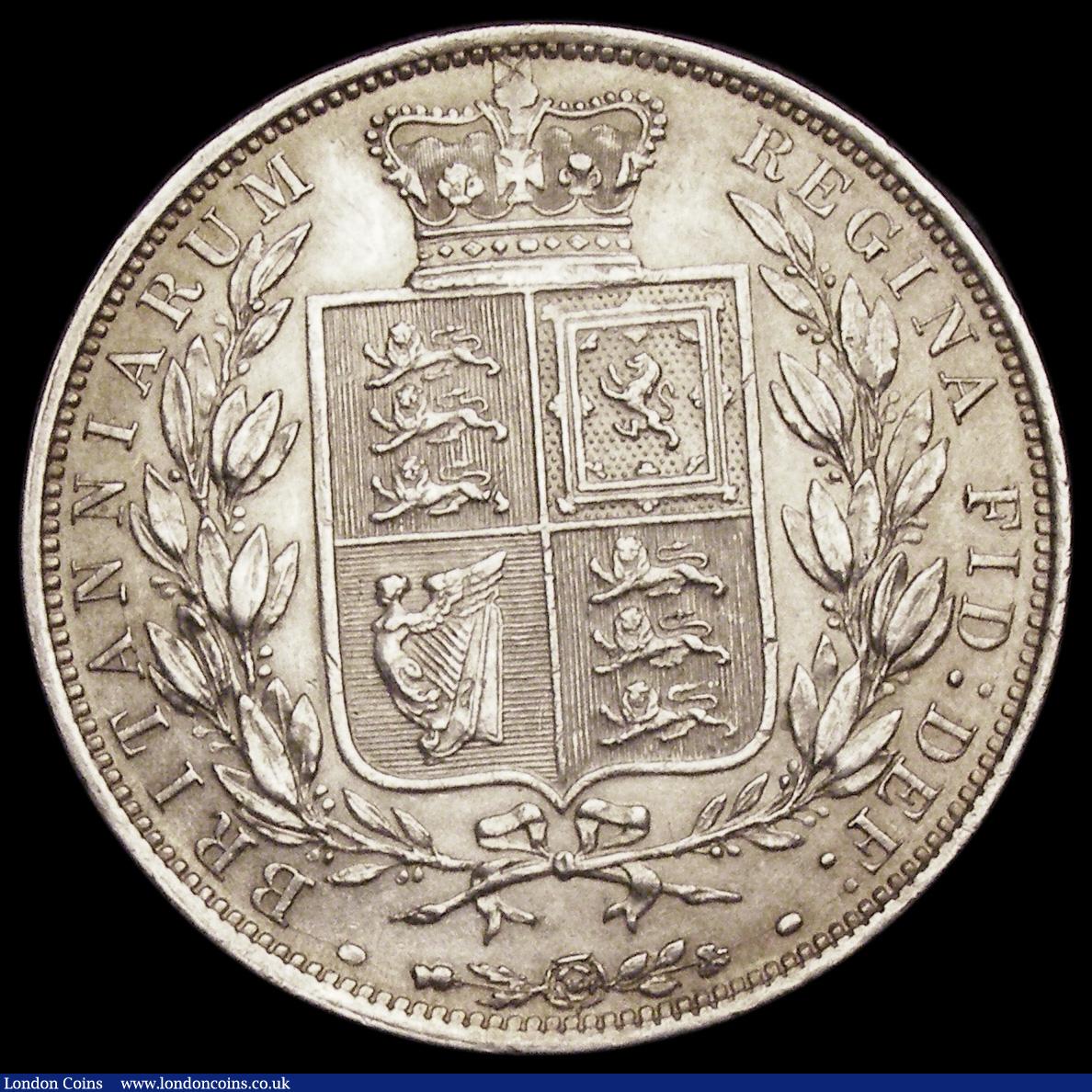 London Coins : A194 : Lot 1310 : Halfcrown 1884 ESC 712, Bull 2764 EF