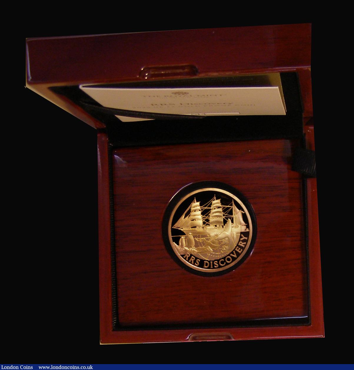 London Coins : A194 : Lot 226 : Two Pounds 2025 RRS Discovery Gold Proof FDC in the Royal Mint's box of issue with certificate ...