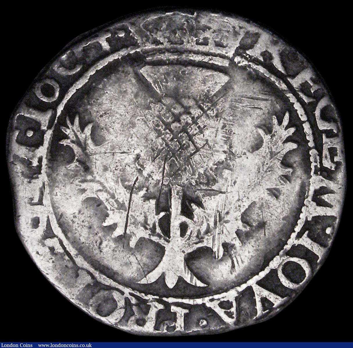 London Coins : A194 : Lot 719 : Scotland Thistle Merk 1604 James VI S.5497 Fine or near so on a wavy flan (6.4 grams)