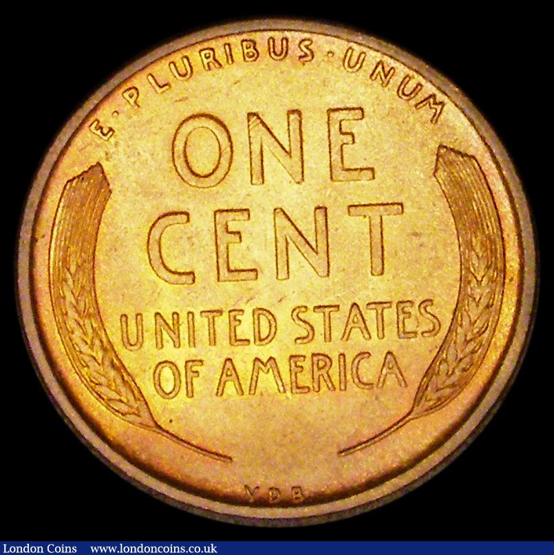 London Coins : A194 : Lot 758 : USA Cent 1909 VDB Unc with some lustre