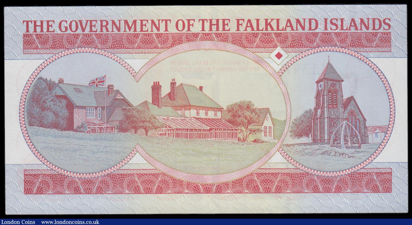 London Coins : A194 : Lot 76 : Falkland Islands 5 Pounds dated 16-6-1983 Pick 12a Unc