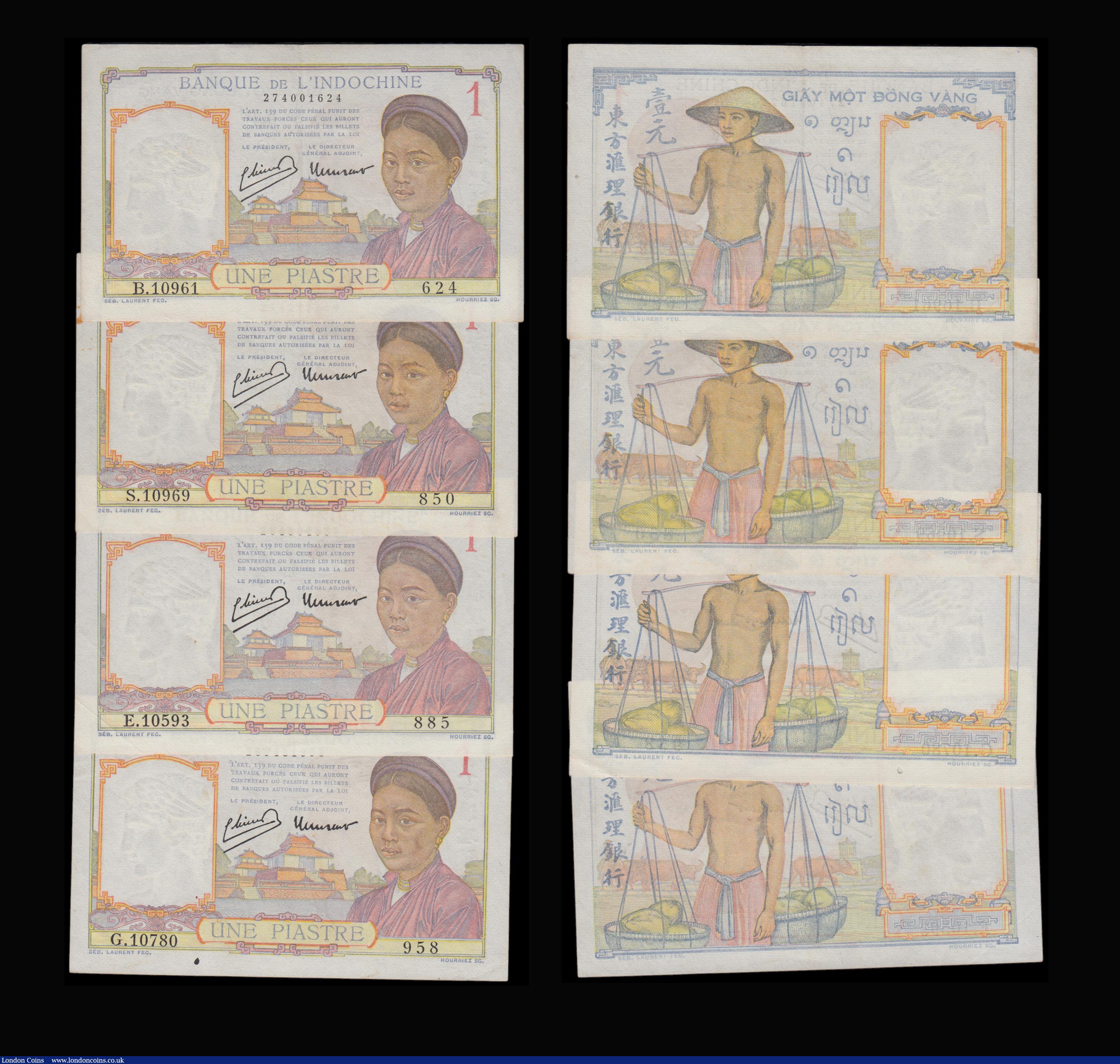 London Coins : A194 : Lot 79 : French Indo- China 1 Piastre ND(1953) Pick 92 (9) generally VF-AU