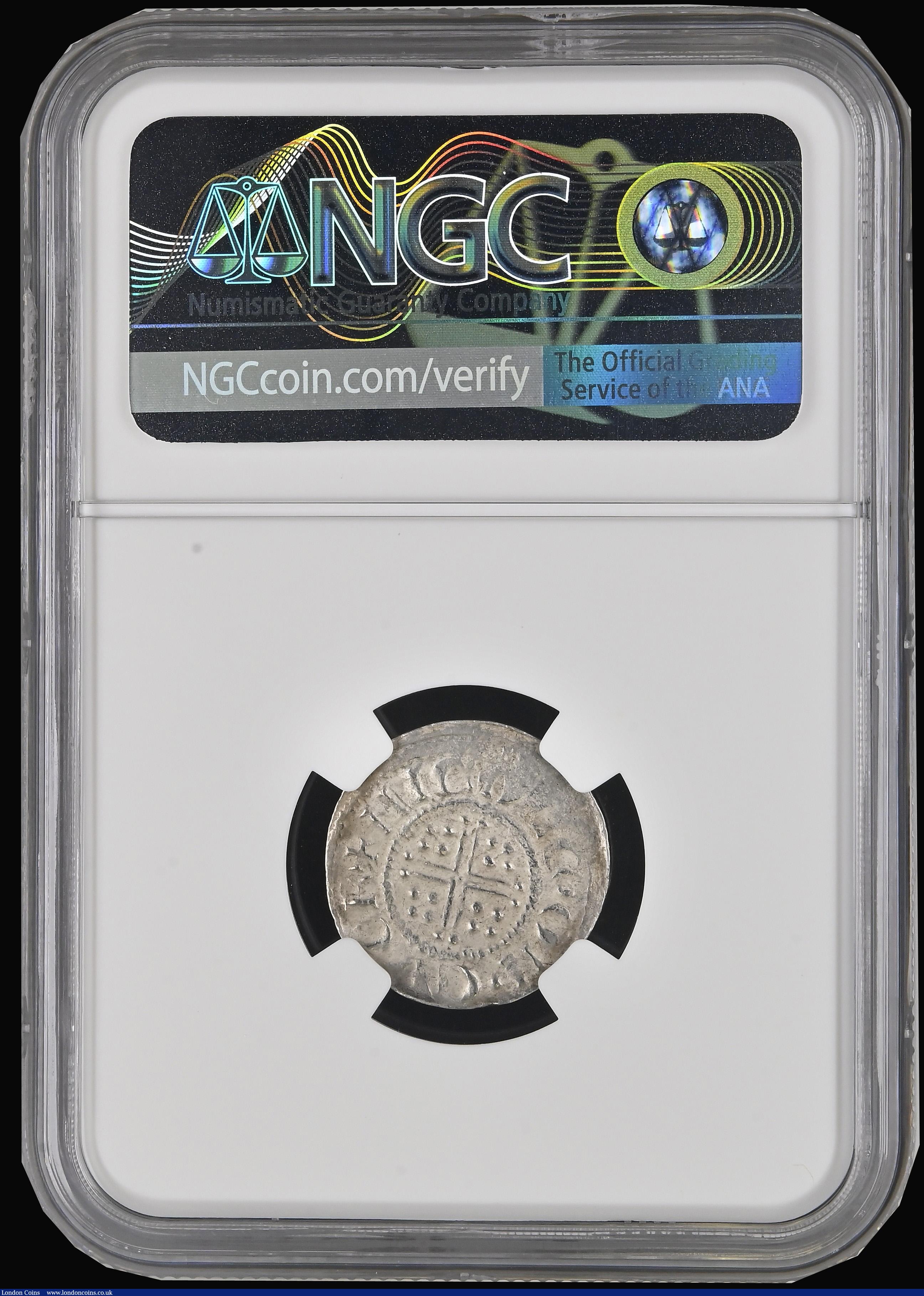 London Coins : A194 : Lot 819 : Penny John Short Cross Coinage Class 5b S.1351 York Mint moneyer NICOLE a sharp and pleasing example...