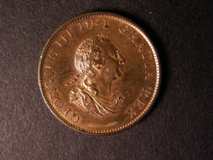 London Coins : A122 : Lot 1677 : Halfpenny 1799 with 7 raised gun ports, unlisted by Peck, Ex-Nicholson collection 2003 item ...
