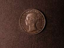 London Coins : A124 : Lot 1001 : Threepence 1859 ESC 2066 Toned GEF/AU the obverse weakly struck