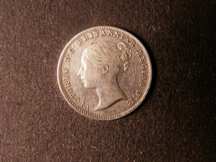 London Coins : A124 : Lot 1008 : Threepence 1863 ESC 2070 Rare Bright GVF/AEF reverse possibly having been once cleaned