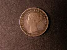 London Coins : A124 : Lot 1014 : Threepence 1868 ESC 2075 type A2 Davies 1290 A/UNC with pleasant toning
