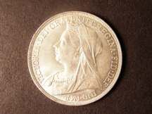 London Coins : A124 : Lot 183 : Crown 1895 LIX ESC 309 EF or better