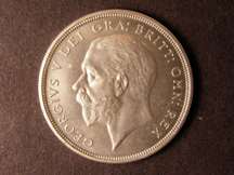 London Coins : A124 : Lot 190 : Crown 1927 Proof ESC 367 nFDC light toning spot on the King's beard