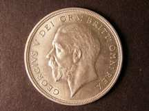 London Coins : A124 : Lot 191 : Crown 1928 ESC 368 A/UNC slight metal fault on the King's hair