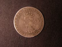 London Coins : A124 : Lot 1928 : Sixpence Charles I Nicholas Briot second milled issue mm anchor S2860 with rev; reading Chisto &...