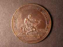 London Coins : A124 : Lot 1950 : France 1792 French Revolution 5 Sols in copper 40 mm Obverse LES FRANCAIS UNIS SONT INVINCIBLES Exer...