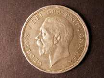 London Coins : A124 : Lot 198 : Crown 1929 ESC 369 EF verdigris spot obverse