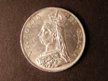 London Coins : A124 : Lot 246 : Double Florin 1888 ESC 397 Lustrous UNC with some contact marks on the obverse