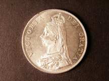 London Coins : A124 : Lot 249 : Double Florin 1889 ESC 398 Lustrous UNC and most attractive