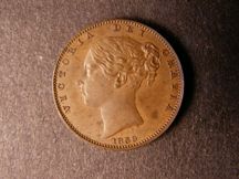 London Coins : A124 : Lot 255 : Farthing 1839 Copper Proof with reverse inverted Peck 1557 nFDC with a few small spots