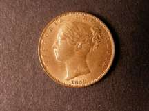 London Coins : A124 : Lot 256 : Farthing 1839 Peck 1554 with two-pronged trident UNC with about 70% lustre 