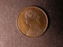 London Coins : A124 : Lot 283 : Farthing 1861 Bronze Proof Freeman 506 dies 3+B nFDC with some lustre, rated R17 by Freeman (16-...