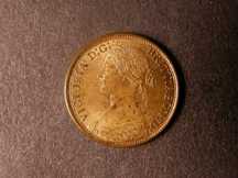 London Coins : A124 : Lot 287 : Farthing 1864 Freeman 511 dies 3+B No serif on 4 Lustrous UNC with some light toning on the obverse&...