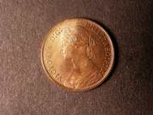 London Coins : A124 : Lot 295 : Farthing 1869 Freeman 522 dies 3+B UNC with good lustre, scarce in high grade