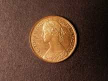 London Coins : A124 : Lot 296 : Farthing 1873 Freeman 524 dies 3+B with high 3 in date UNC with almost full lustre