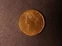 London Coins : A124 : Lot 300 : Farthing 1875 Freeman 529 dies 3+C EF with lustre