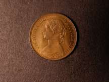 London Coins : A124 : Lot 302 : Farthing 1876H Bronze Proof with small 6 in the date unlisted by Freeman nFDC the obverse toned,...