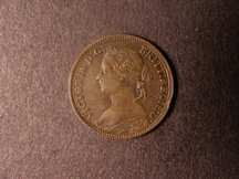 London Coins : A124 : Lot 309 : Farthing 1881 Freeman 544 4 Berries dies 5+C NVF/GF with some contact marks, Rare