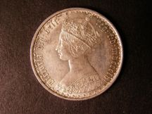 London Coins : A124 : Lot 328 : Florin 1856 No stop after date ESC 813A lustrous EF with some toning
