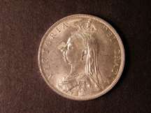 London Coins : A124 : Lot 363 : Florin 1888 ESC 870 Davies 813 dies 3A Lustrous UNC with light contact marks in the obverse field