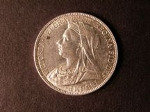 London Coins : A124 : Lot 370 : Florin 1895 ESC 879 Davies 838 dies 2A UNC or near so with a small tone spot in the obverse field