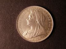 London Coins : A124 : Lot 371 : Florin 1896 ESC 880 Davies 843 dies 2B UNC with slight toning on the reverse