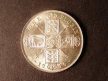 London Coins : A124 : Lot 396 : Florin 1923 ESC 942 Lustrous UNC