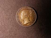 London Coins : A124 : Lot 409 : Groat 1848 8 over 7 ESC 1944A Toned A/UNC with a thin scratch on the portrait, Rare