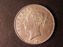 London Coins : A124 : Lot 442 : Halfcrown 1874 ESC 692 UNC or near so with minor cabinet friction