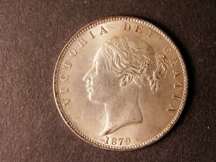 London Coins : A124 : Lot 448 : Halfcrown 1879 ESC 703 Davies 585 dies 3C UNC or near so with a few light surface marks on the obver...