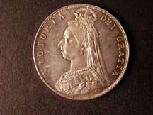 London Coins : A124 : Lot 462 : Halfcrown 1890 ESC 723 Lustrous UNC the obverse with reflective fields