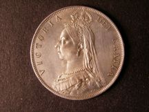 London Coins : A124 : Lot 463 : Halfcrown 1891 ESC 724 UNC