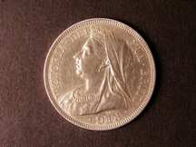 London Coins : A124 : Lot 465 : Halfcrown 1893 ESC 726 Davies 660 dies 1A Lustrous UNC