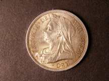 London Coins : A124 : Lot 466 : Halfcrown 1894 ESC 728 GEF nicely toned