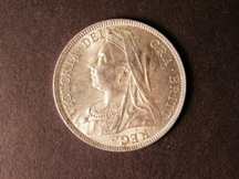 London Coins : A124 : Lot 469 : Halfcrown 1896 ESC 730 UNC with a few contact marks