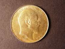 London Coins : A124 : Lot 481 : Halfcrown 1906 ESC 751 GEF with yellow/gold tone with some surface marks on the obverse